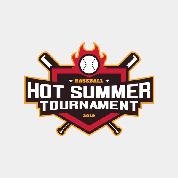 Hot Summer Tournament Baseball logo 01 Thumbnail