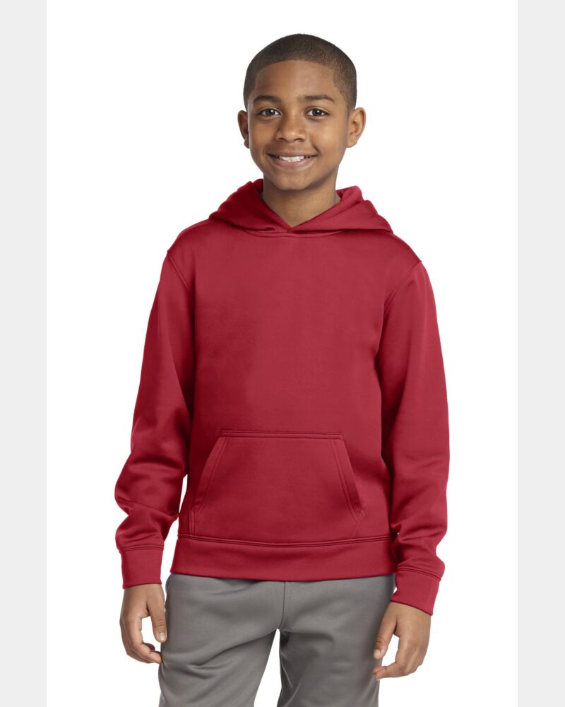 Youth Sport Wick ® Fleece Hooded Pullover Thumbnail