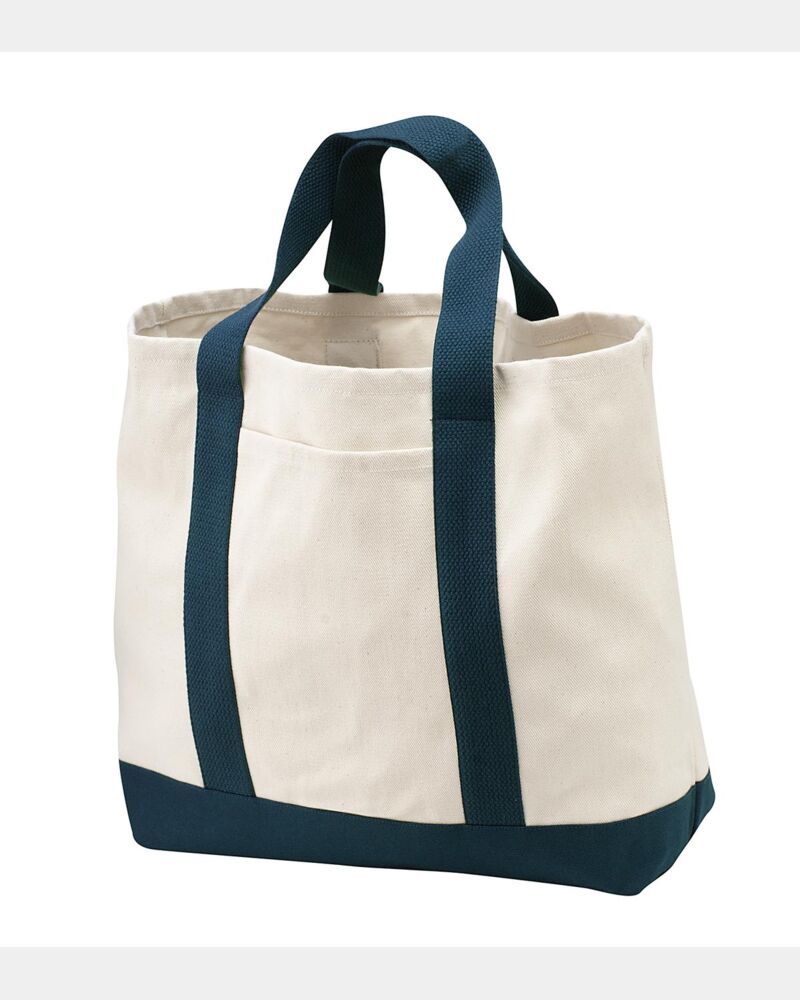 Ideal Twill Two Tone Shopping Tote Thumbnail