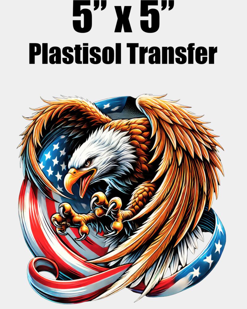 5 x 5 One-Color Screen-Printed Transfer Thumbnail