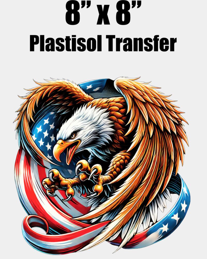 8"x8" One-Color Screen-Printed Transfer Thumbnail