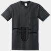 DryBlend ® 50 Cotton/50 Poly Pocket T Shirt Thumbnail