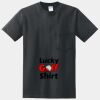 DryBlend ® 50 Cotton/50 Poly Pocket T Shirt Thumbnail