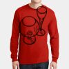 DryBlend ® 50 Cotton/50 Poly Long Sleeve T Shirt Thumbnail
