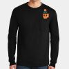 Ultra Cotton ® 100% US Cotton Long Sleeve T Shirt with Pocket Thumbnail