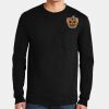 Ultra Cotton ® 100% US Cotton Long Sleeve T Shirt with Pocket Thumbnail