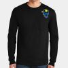 Ultra Cotton ® 100% US Cotton Long Sleeve T Shirt with Pocket Thumbnail