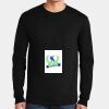 Ultra Cotton ® 100% US Cotton Long Sleeve T Shirt with Pocket Thumbnail